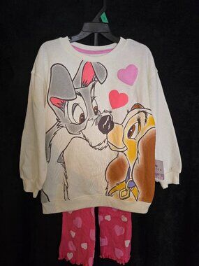 Disney Lady & the Tramp 2-Piece Outfit Set – NWT – Multiple Sizes